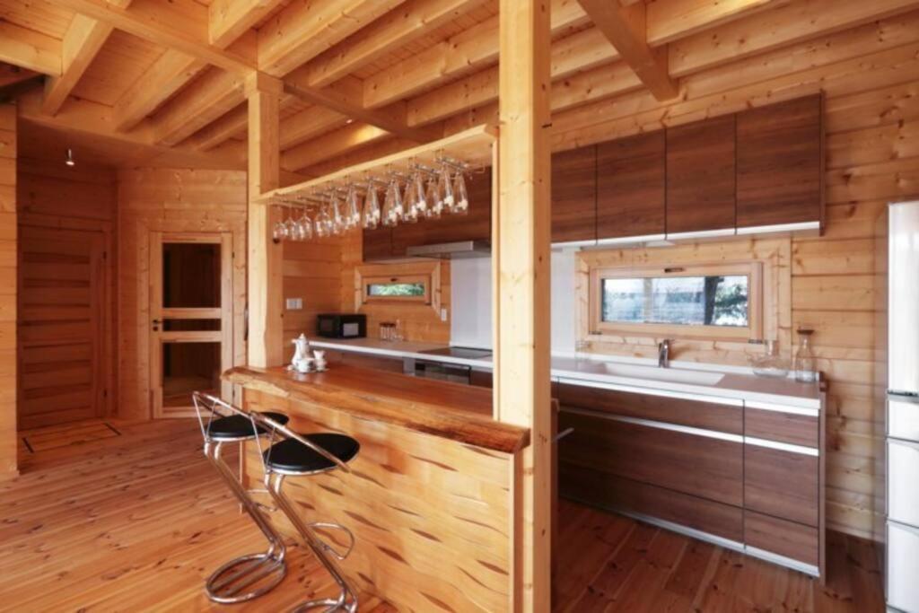 浅間山を眺めるフインランドログハウス Karuizawa Exterior foto